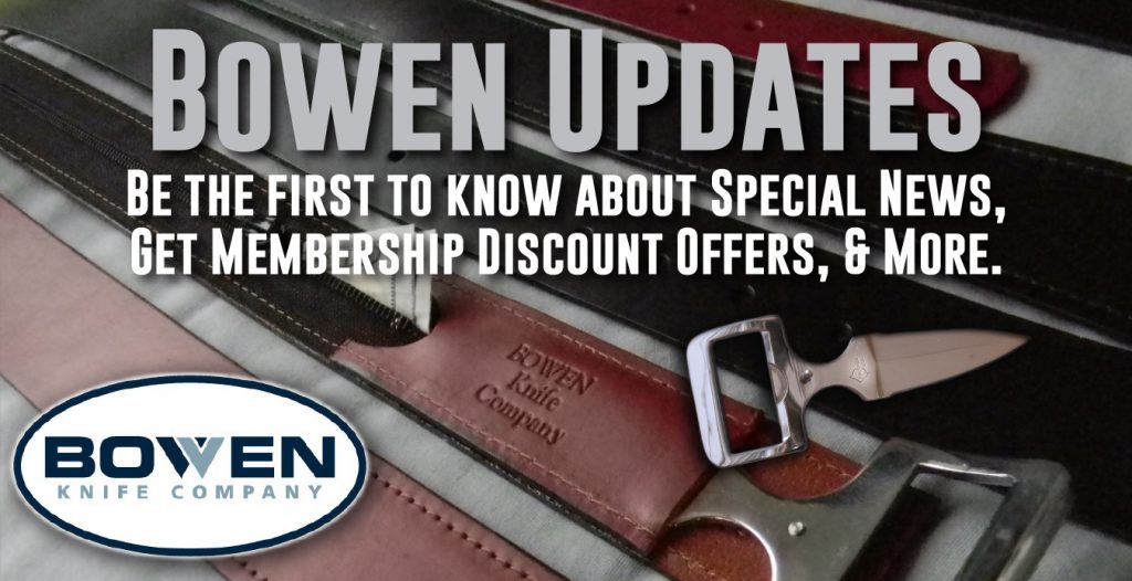 Bowen Updates Mailing List